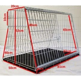 Pet World Car Dog Cage Travel Crate - Volkswagen Polo 68 9 CDC32 Dimensions