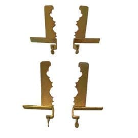 Alternative view of Saw Horse Log Holder Clamps for Folding Workbench