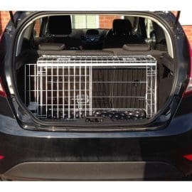 Pet World Car Dog Cage Crate - Ford Fiesta 2002 - 2008 Pet Carrier Travel Crate