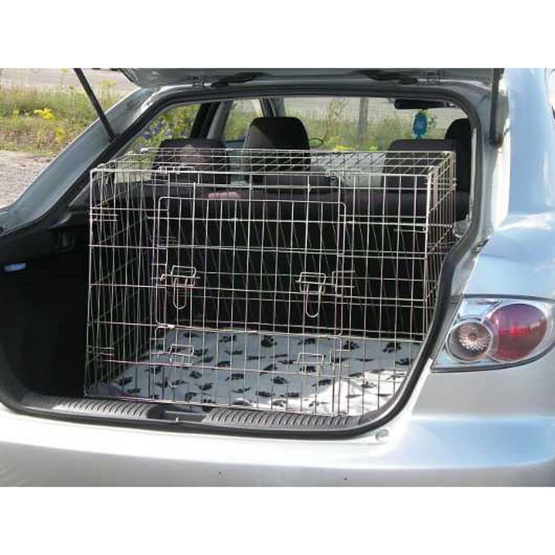 Pet World Car Dog Cage - Mazda 6 2002 - 2008 Pet Carrier Travel Crate 2 Gabbia per cani da auto di Pet World - Mazda 6 2002 - 2008 Porta animali da viaggio