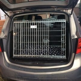 Pet World Car Dog Crate - Vauxhall/Opel Meriva - 2003 - 2010 Pet Carrier Travel Crate