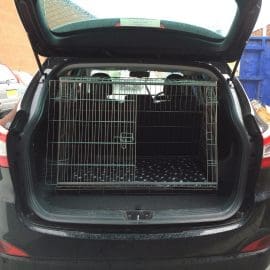 Pet World Car Dog Cage Crate - Hyundai IX35 2009 - 2015