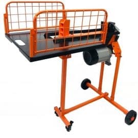 Alternative view of FM5 & FM8 Log Splitter Work Bench Log Catcher Tray