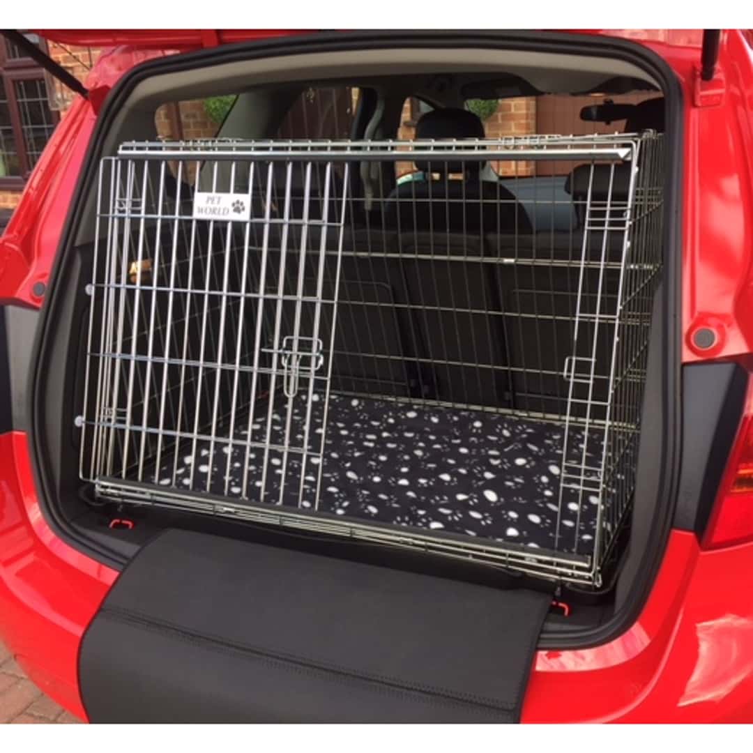 PET WORLD Vauxhall/Opel MERIVA 2010 - 2017 SLOPING CAR DOG CAGE BOOT TRAVEL CRATE 2 PET WORLD Vauxhall/Opel MERIVA 2010 - 2017 SLOPING CAR DOG CAGE BOOT TRAVEL CRATE