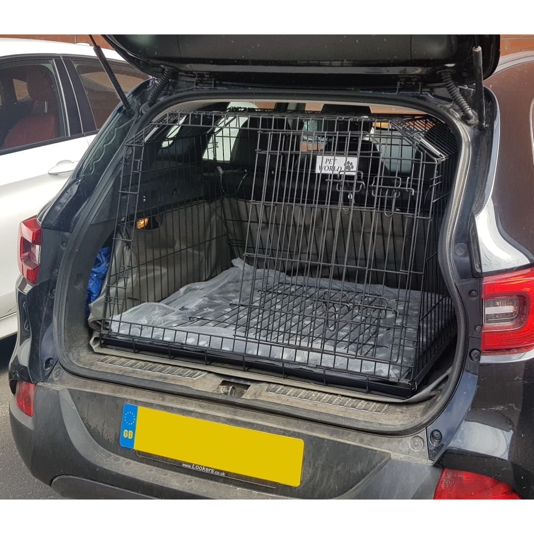 Pet World Renault Kadjar Car Dog Cage Crate Pet Travel Guard 1 Pet World Renault Kadjar Gabbia per cani da auto Crate Pet Travel Guard