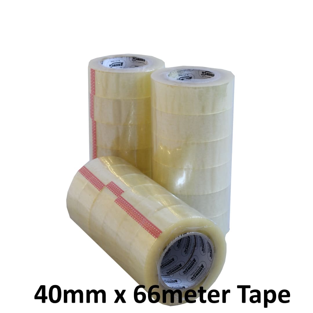 CLEAR STRONG PARCEL PACKING TAPE 40mm x 66m LONG LENGTH 3 CLEAR STRONG PARCEL PACKING TAPE 40mm x 66m LONG LENGTH
