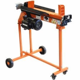 Alternative view of Electric Log Splitter Trolley Stand Support Lockable Castors