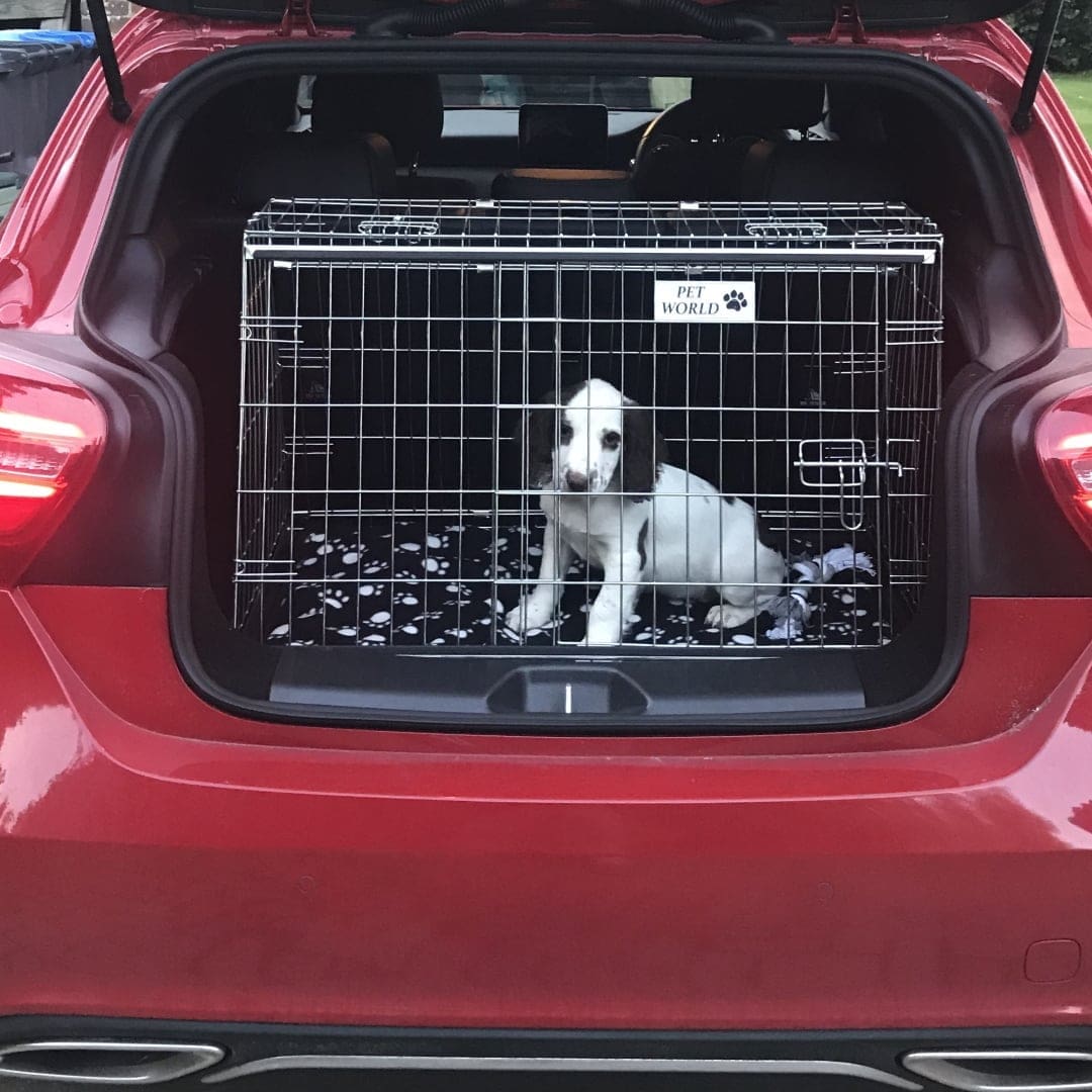 Pet World Car Dog Cage Travel Crate - Mercedes A-Class 2013-2018 2 Pet World Car Dog Cage rejsekasse - Mercedes A-Klasse 2013-2018 - Billede 2