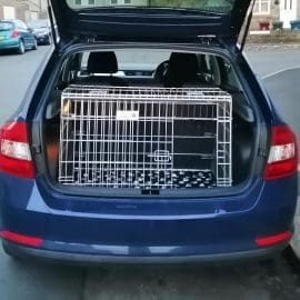 Pet World Car Dog Cage Travel Crate - SKODA RAPID SPACEBACK