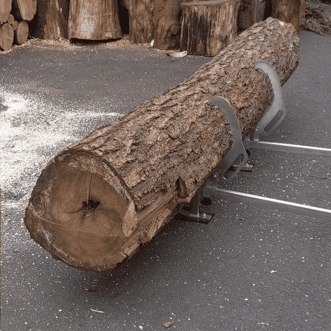 Forest Master 2-in-1 Log Lifter and Sawhorse (Heavy Duty) 6 log lifting saw horse, 2 in 1 sawhorse, log jack