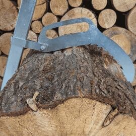 Forest Master 2-in-1 Log Lifter and Sawhorse (Heavy Duty) 18 FMLL IN USE 5