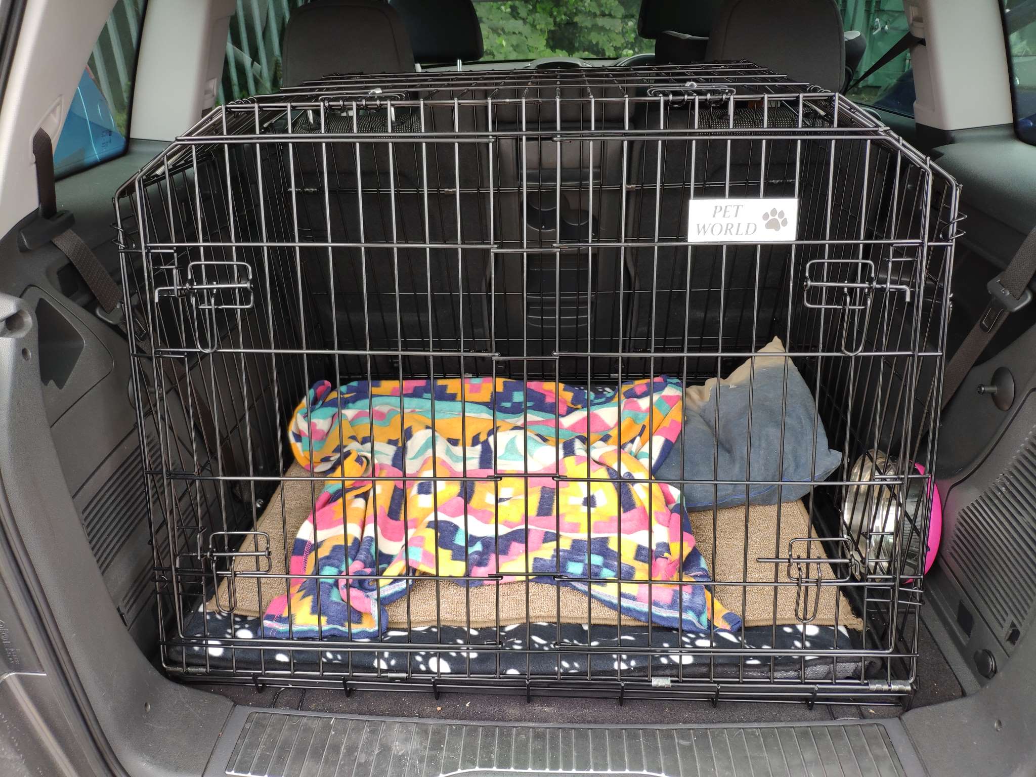 Pet World Vauxhall/Opel Zafira 2004 - 2011 Car Dog Cage Crate Pet Travel 1 vauxhall Zafira , pet travel cage, car dog crate