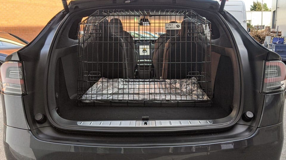 Pet World Tesla Model X 2020 Bilhundebur Kasse Kæledyrstransport - Billede 2