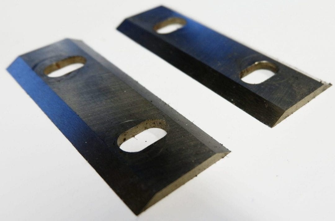 Forged Steel Blades for Forest Master Compact Wood Chippers & Garden Shredders 4 replacement reversible wood chipper blades