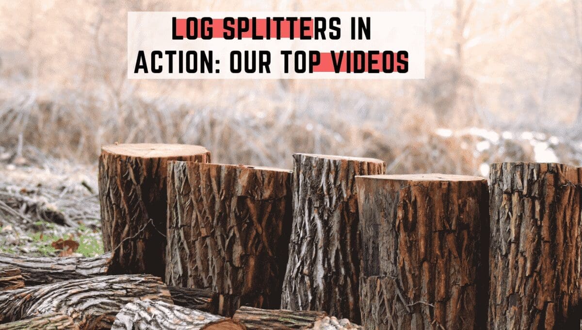 Log Splitters in Action: Our Top Videos 1 blue and red motivational quot
