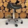 Log Splitter Saddle Stool - Adjustable Hydraulic Swivel Stool