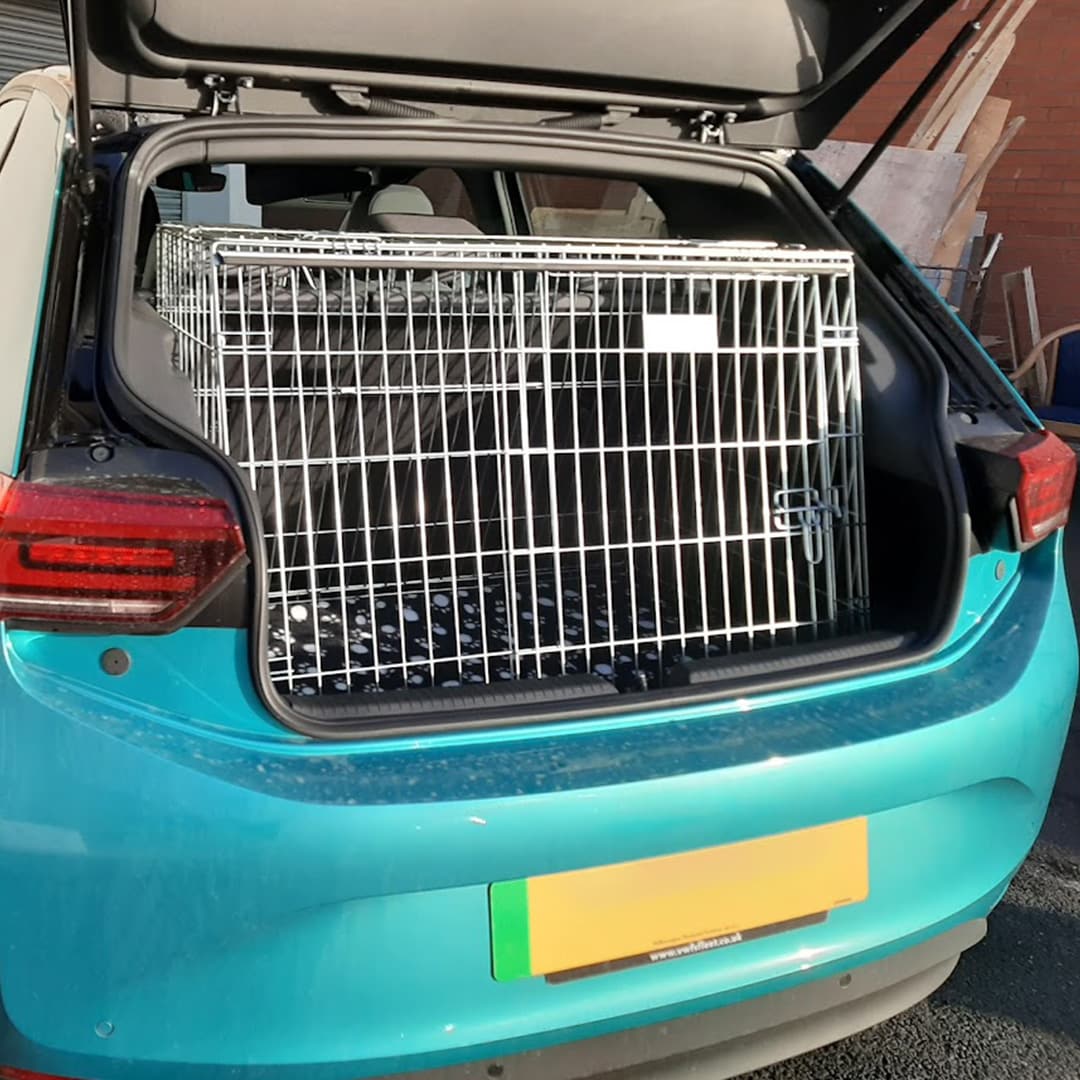 Pet World Car Dog Cage Crate - Volkswagen VW ID.3 Pet Carrier Dog Travel Crate 1 VOLKSWAGEN ID.3 CAR DOG CAGE