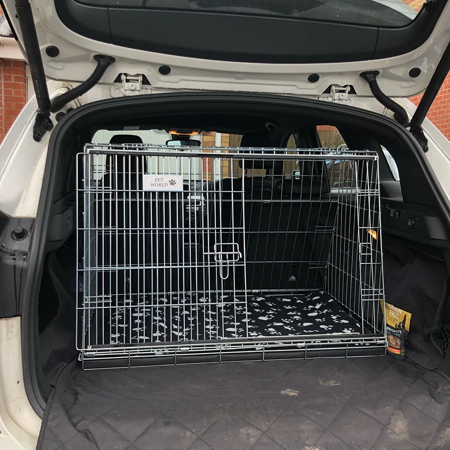 Pet World Car Dog Cage Crate - BMW X1 2018-Onwards Pet Carrier Travel Crate 3 Gabbia per cani Pet World Car - BMW X1 2018-in poi Gabbia da viaggio per animali domestici - Immagine 3