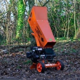 Forest Master Professional 9HP Petrol Wood Chipper & Garden Shredder (FM9DDES) 12 FM9DD Wood Chipper Garden Shredder