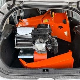 Forest Master Professional 9HP Petrol Wood Chipper & Garden Shredder (FM9DDES) 10 fm14dd petrol chipper 10