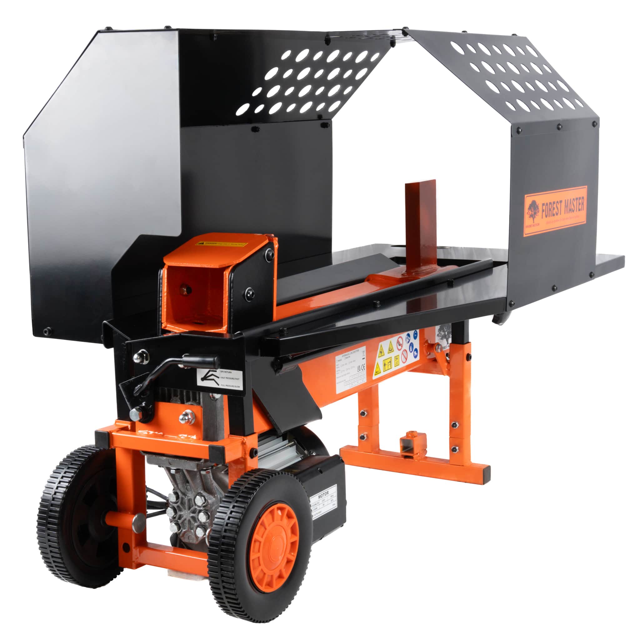 Forest Master FMX4-PRO Electric Log Splitter | 8 Ton 2-Speed with Work Bench & Guard 7 Forest Master FMX4-PRO Electric Log Splitter | 8 Ton 2-Speed with Work Bench & Guard - Image 5