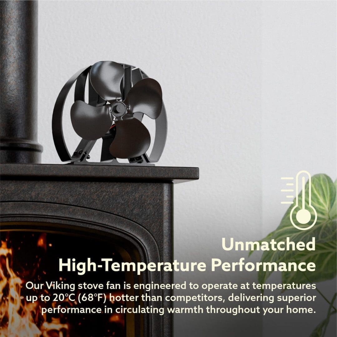 Stove Fan Company SF-V-A Viking Stove Fan – Silent, Powerful Heating with Fragrance Diffusion 4 Stove Fan Company SF-V-A Viking Stove Fan – Silent, Powerful Heating with Fragrance Diffusion - Image 2