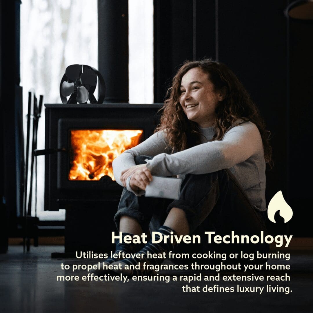 Stove Fan Company SF-V-A Viking Stove Fan – Silent, Powerful Heating with Fragrance Diffusion 5 Stove Fan Company SF-V-A Viking Stove Fan – Silent, Powerful Heating with Fragrance Diffusion - Image 3