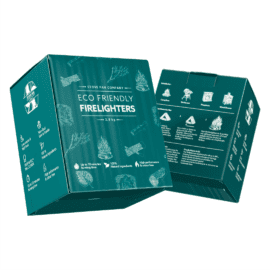 Visione alternativa degli accendifuoco ecologici della Stove Fan Company: lo standard per fuochi puliti e potenti