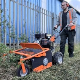FM600S Self-Propelled Flail Mower & Brushcutter - 8hp Rough Cut Mower for Tough Terrain 12 flail mower 4 scaled 1