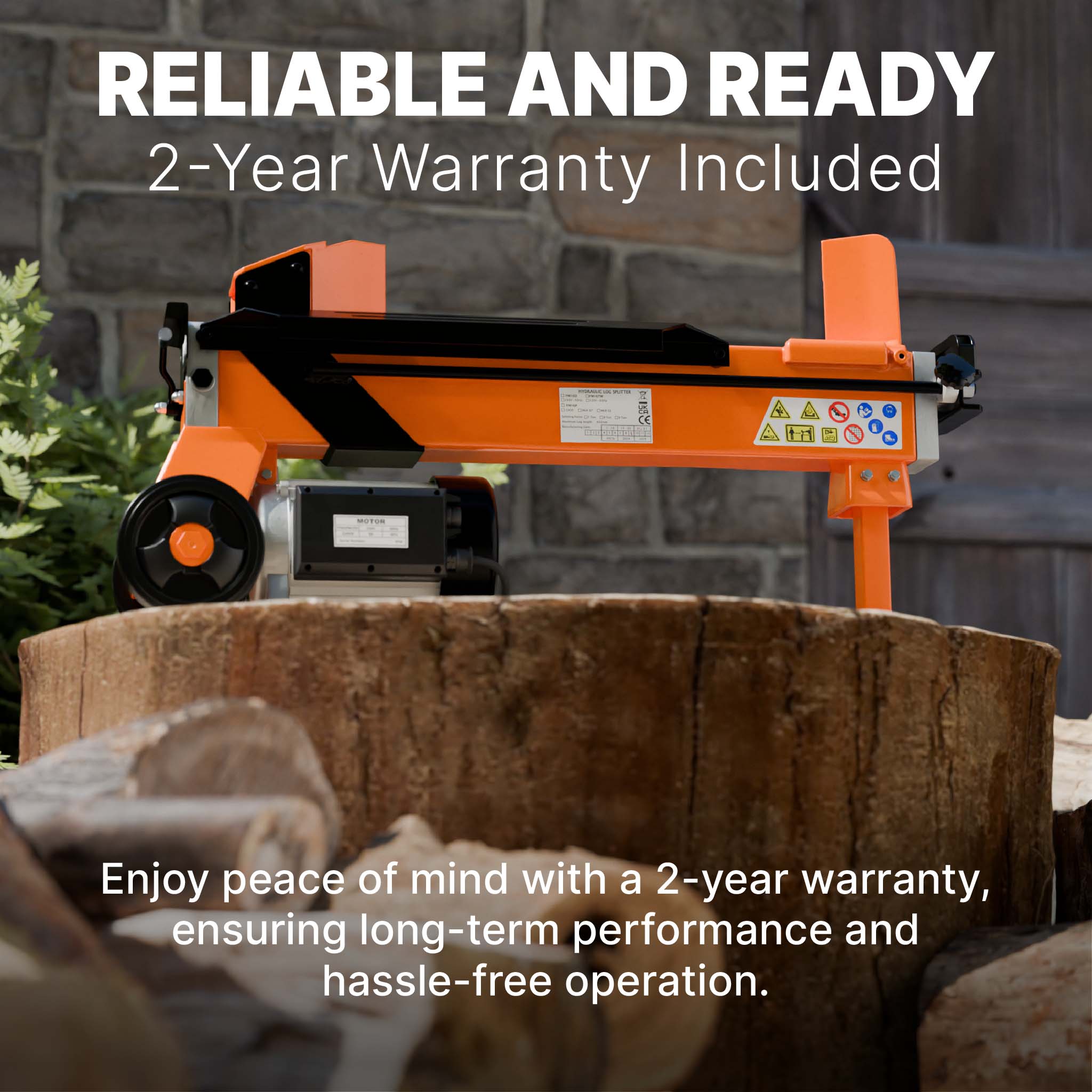 Forest Master FM10 Series – 5 Ton & 7 Ton Electric Log Splitters with DuoCut™ Blade 8 Forest Master FM10-serien – 5 ton og 7 ton elektriske brændekløvere med DuoCut™-klinge – Billede 7