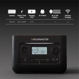 Solar Master GEN-300 ‘Scout’ Portable Power Station | 288Wh, 300W (600W Peak) 11 GEN300 3
