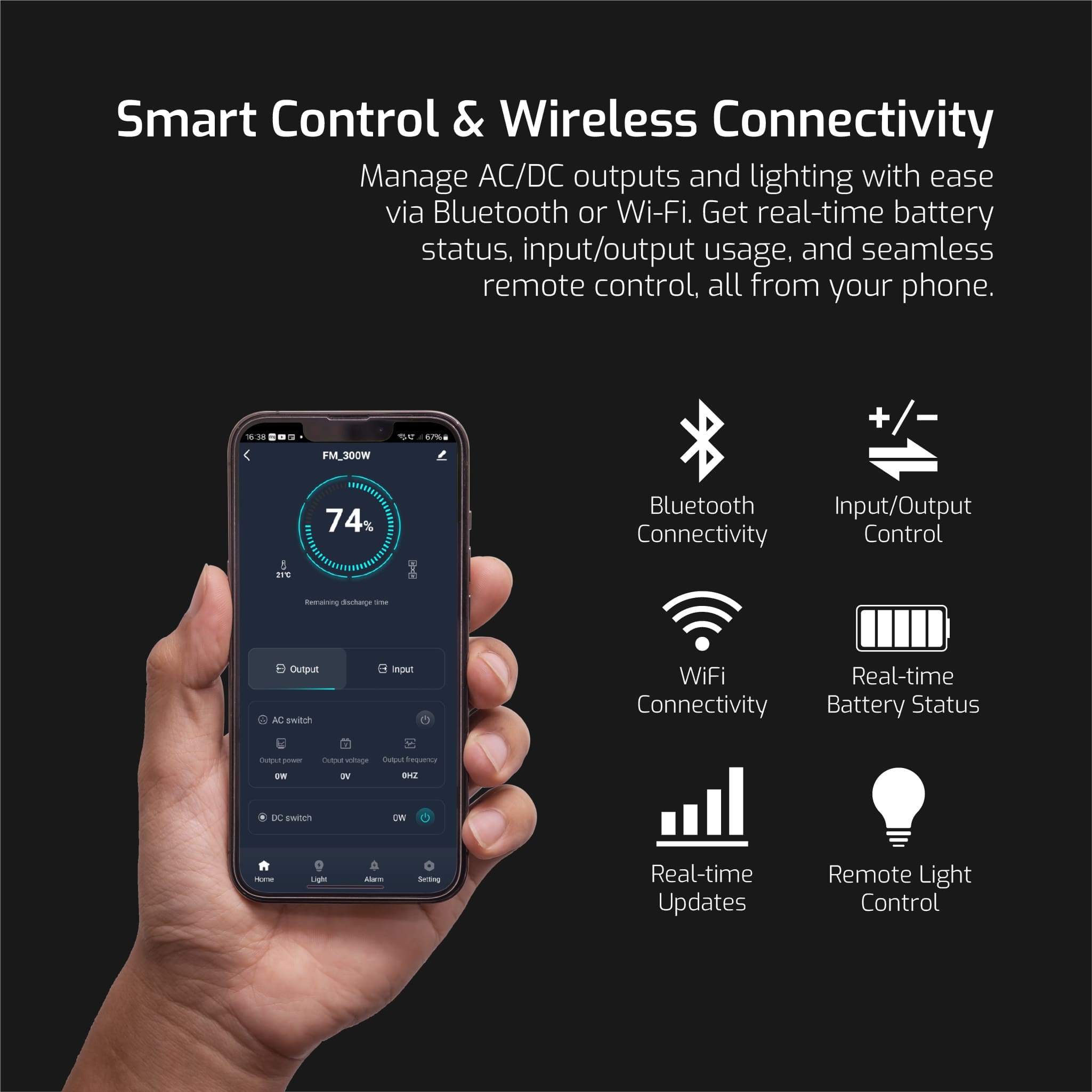 Solar Master GEN-300 ‘Scout’ Portable Power Station | 288Wh, 300W (600W Peak) 7 Solar Master GEN-300 ‘Scout’ Portable Power Station | 288Wh, 300W (600W Peak) - Image 6