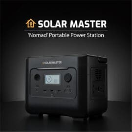 Alternative view of Solar Master GEN-600 ‘Nomad’ Portable Power Station | 576Wh, 600W (1200W Peak)