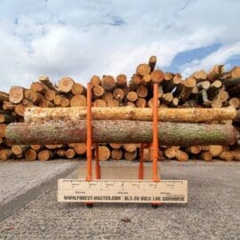 Alternativt billede af Bulk Log Sawhorse BLS-2H – Kompakt præcision til skæring af flere træstammer