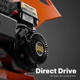 FM8DD Compact Heavy-Duty Petrol Wood Chipper & Mulcher | Powerful 8HP Engine, Direct Drive, Portable Design, UK Engineered 15 FM8DD T 3FM