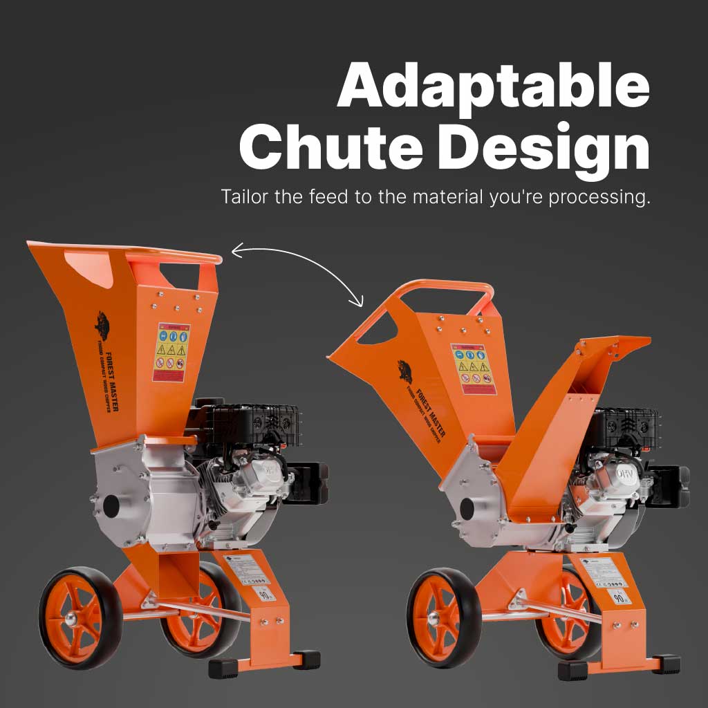 FM8DD Compact Heavy-Duty Petrol Wood Chipper & Mulcher | Powerful 8HP Engine, Direct Drive, Portable Design, UK Engineered 3 FM8DD Compact Heavy-Duty Petrol Wood Chipper & Mulcher | Powerful 8HP Engine, Direct Drive, Portable Design, UK Engineered - Image 3