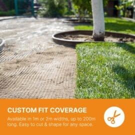 Heavy-Duty Garden Netting | Bird & Mole Protection | Mesh Barrier for Crops, Lawns, Ponds & Allotments (Pay Per Metre) 11 Mole Netting 2 scaled 1