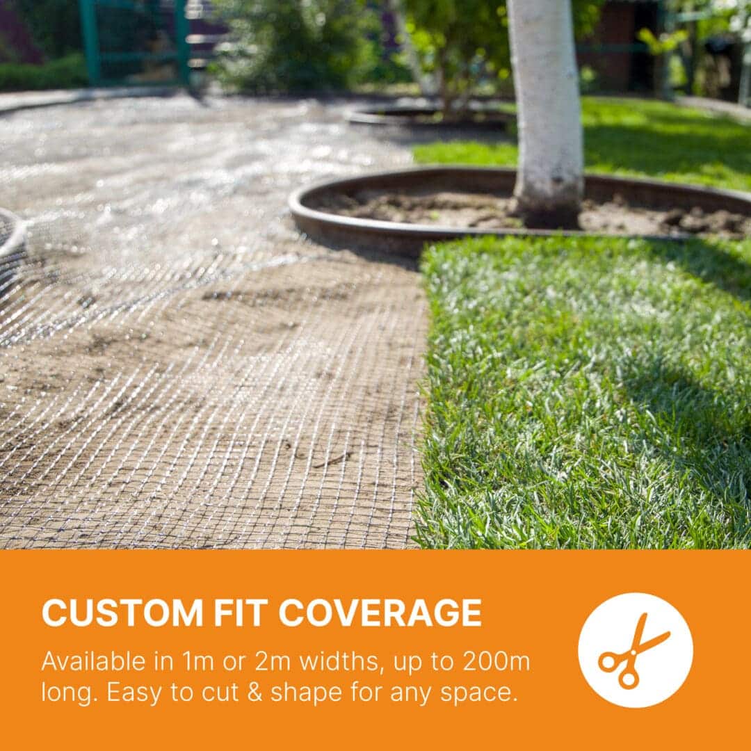 Heavy-Duty Garden Netting | Bird & Mole Protection | Mesh Barrier for Crops, Lawns, Ponds & Allotments (Pay Per Metre) 6 Heavy-Duty Garden Netting | Bird & Mole Protection | Mesh Barrier for Crops, Lawns, Ponds & Allotments (Pay Per Metre) - Image 4