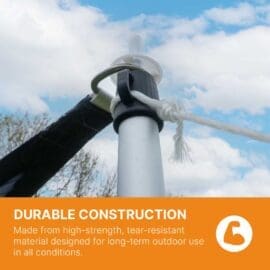 Shade Sail with Poles – UV-Resistant, Weatherproof Garden Canopy | Adjustable Telescopic Sun Shade for Patio, Camping & Events 12 Sun Shade 3 FM