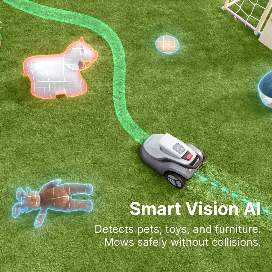 Cortacésped robótico Terramow serie V: corte sin cables con IA para un acabado profesional en jardines reales del Reino Unido - Imagen 2