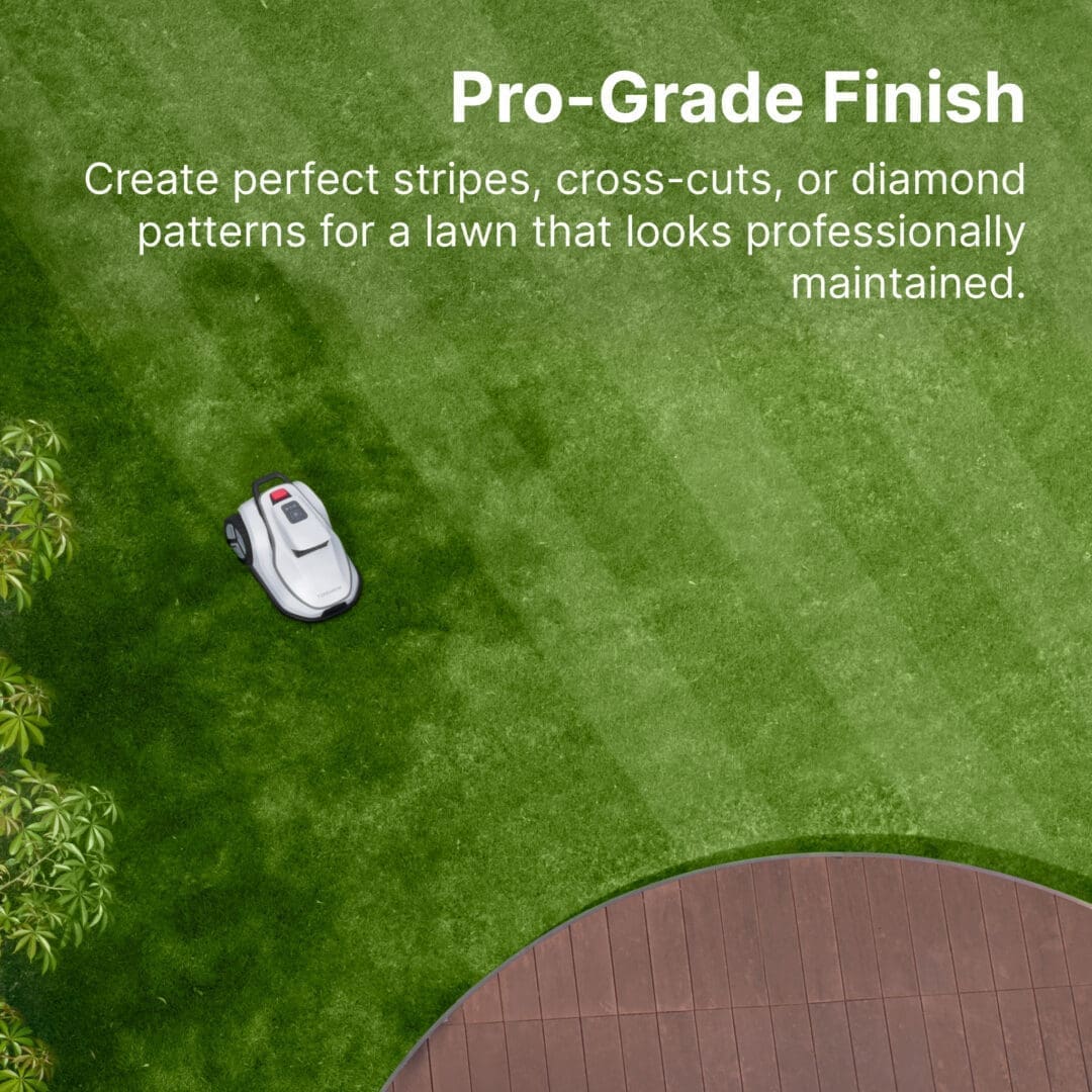 Cortacésped robótico Terramow serie V: corte sin cables con IA para un acabado profesional en jardines reales del Reino Unido - Imagen 3