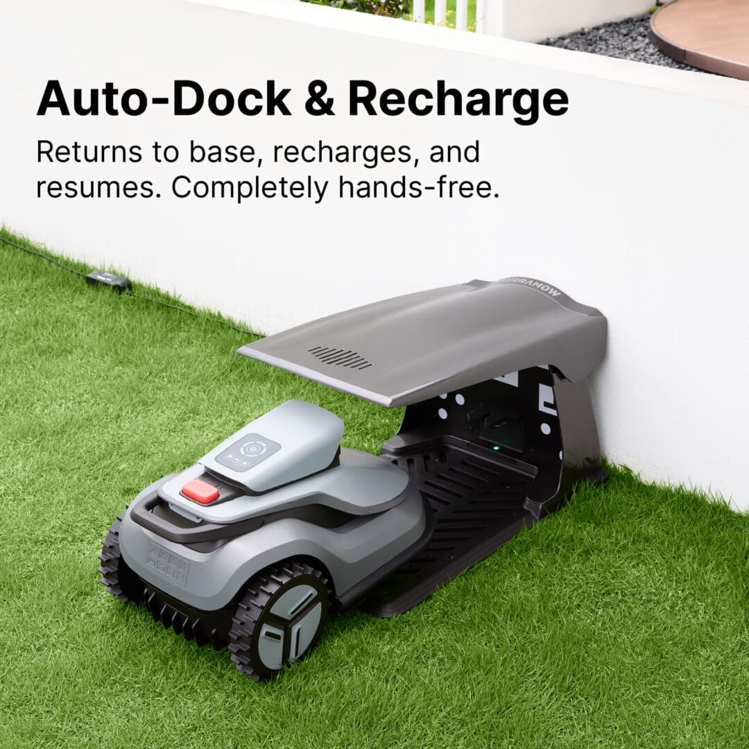 Cortacésped robótico Terramow serie V: corte sin cables con IA para un acabado profesional en jardines reales del Reino Unido - Imagen 5