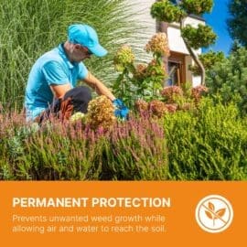 Heavy Duty Weed Control Membrane - Ultimate Solution for a Weed-Free Garden (Various Sizes) 10 Weed Membrane 04 O scaled 1