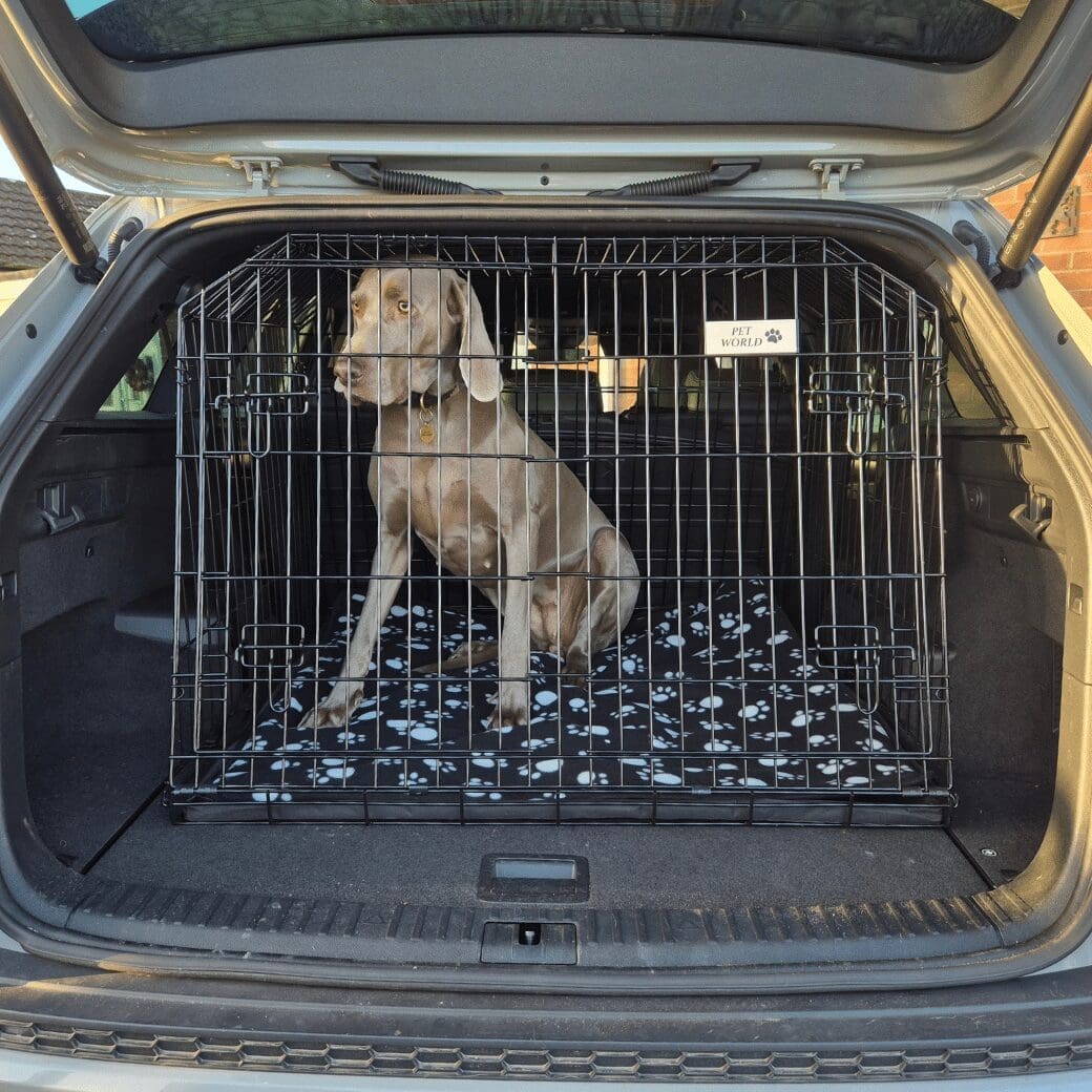 Pet World Skoda Kodiaq 2022 Onwards Car Dog Cage 4 Pet World Skoda Kodiaq 2022 og fremover Bilbur til hunde - Billede 4